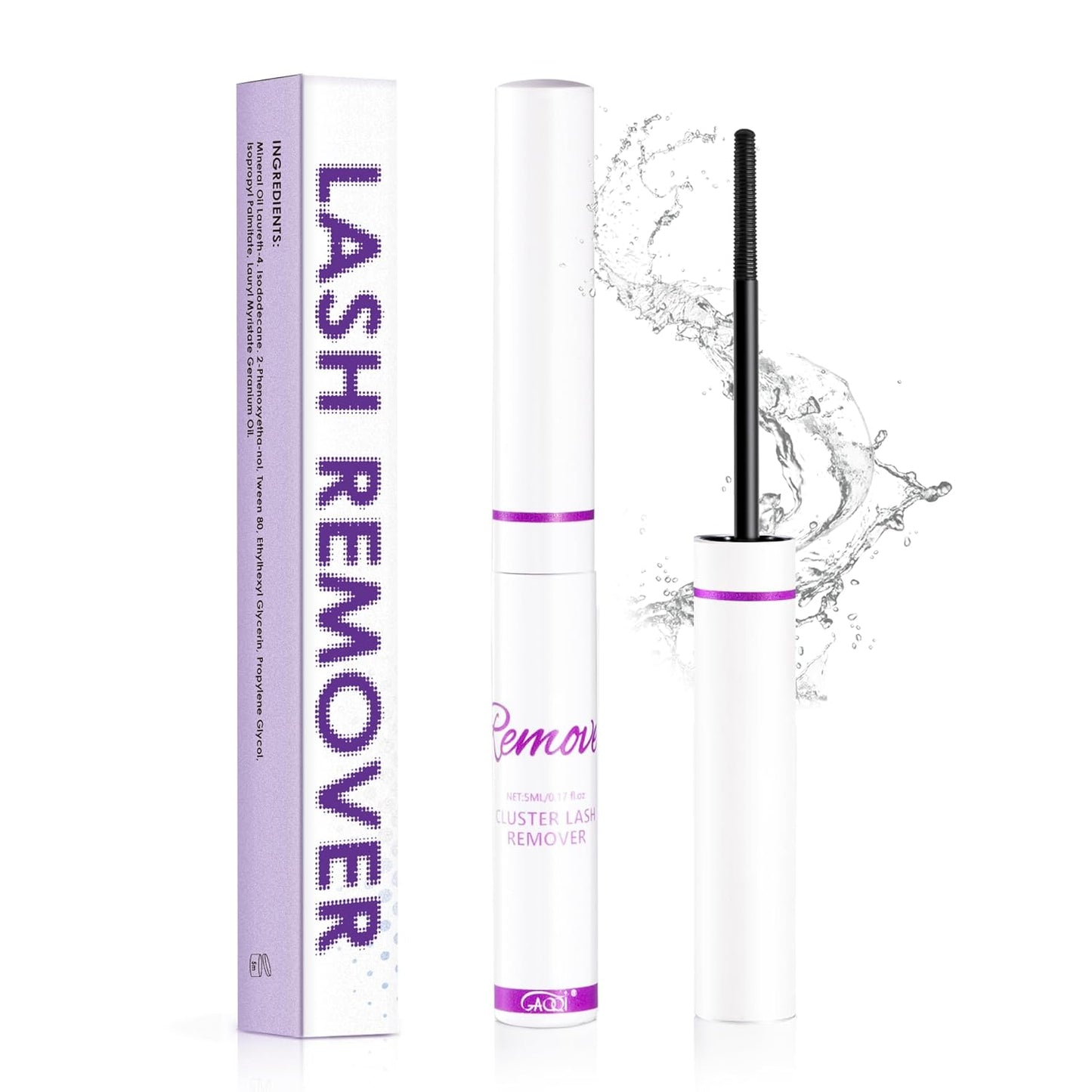Lash Bond and Seal Set - 10ml Waterproof Lash Cluster Glue + 5ml Gentle Remover | Strong Hold for 72 Hours