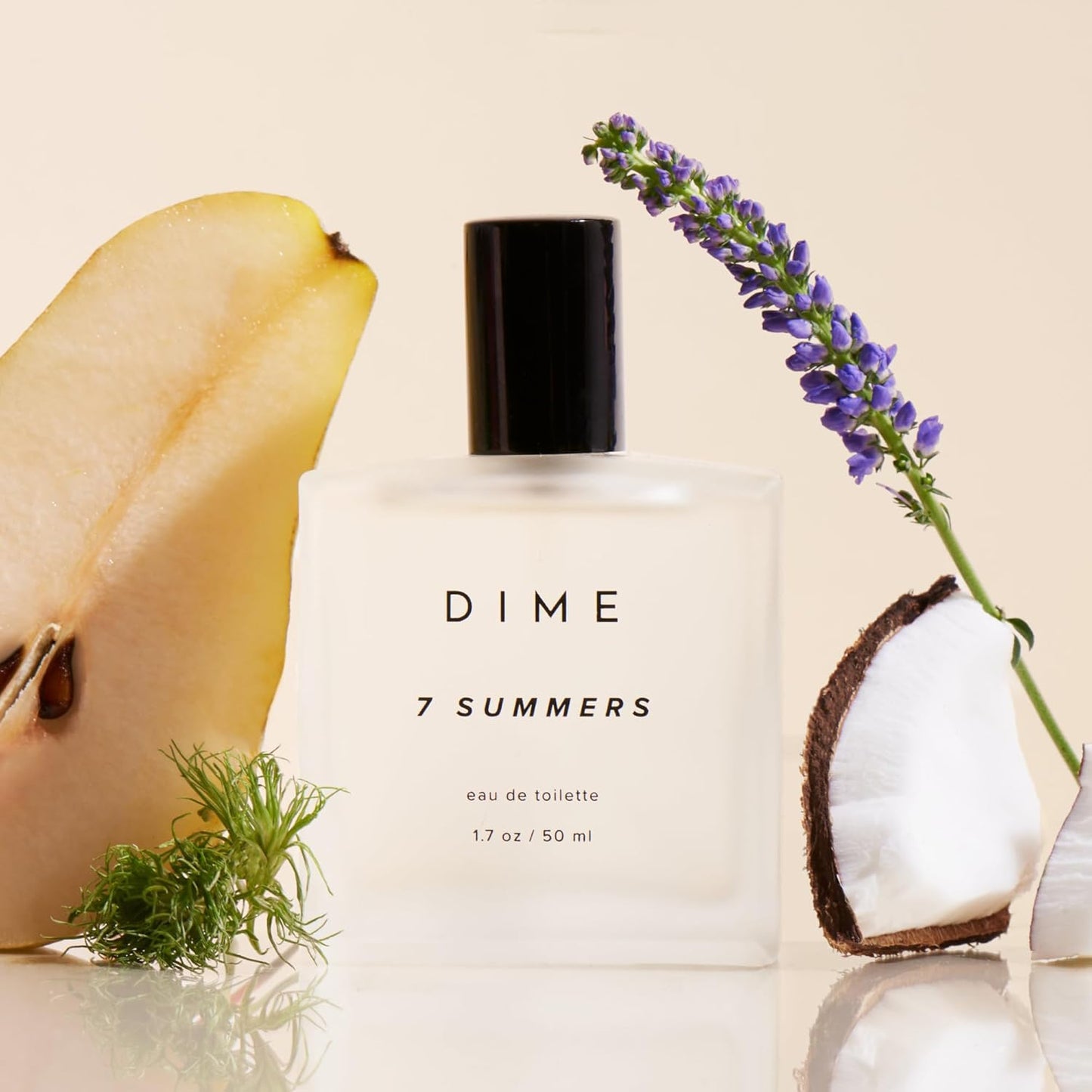 DIME Beauty 7 Summers Perfume for Women - Sweet Floral Eau de Toilette with Bergamot & Vanilla Orchid | 1.7 oz / 50 ml