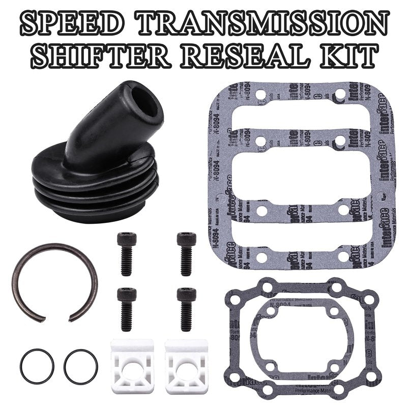 Speed Transmission Shifter Reseal Kit 5-Speed Compatible with Guides 1987-2001 Ford F250 F350 F450 ZF S5-42 S5-47 ZF42-SK1 3/4 and 1 Ton Pickup Trucks Auto Replacement Repair Parts