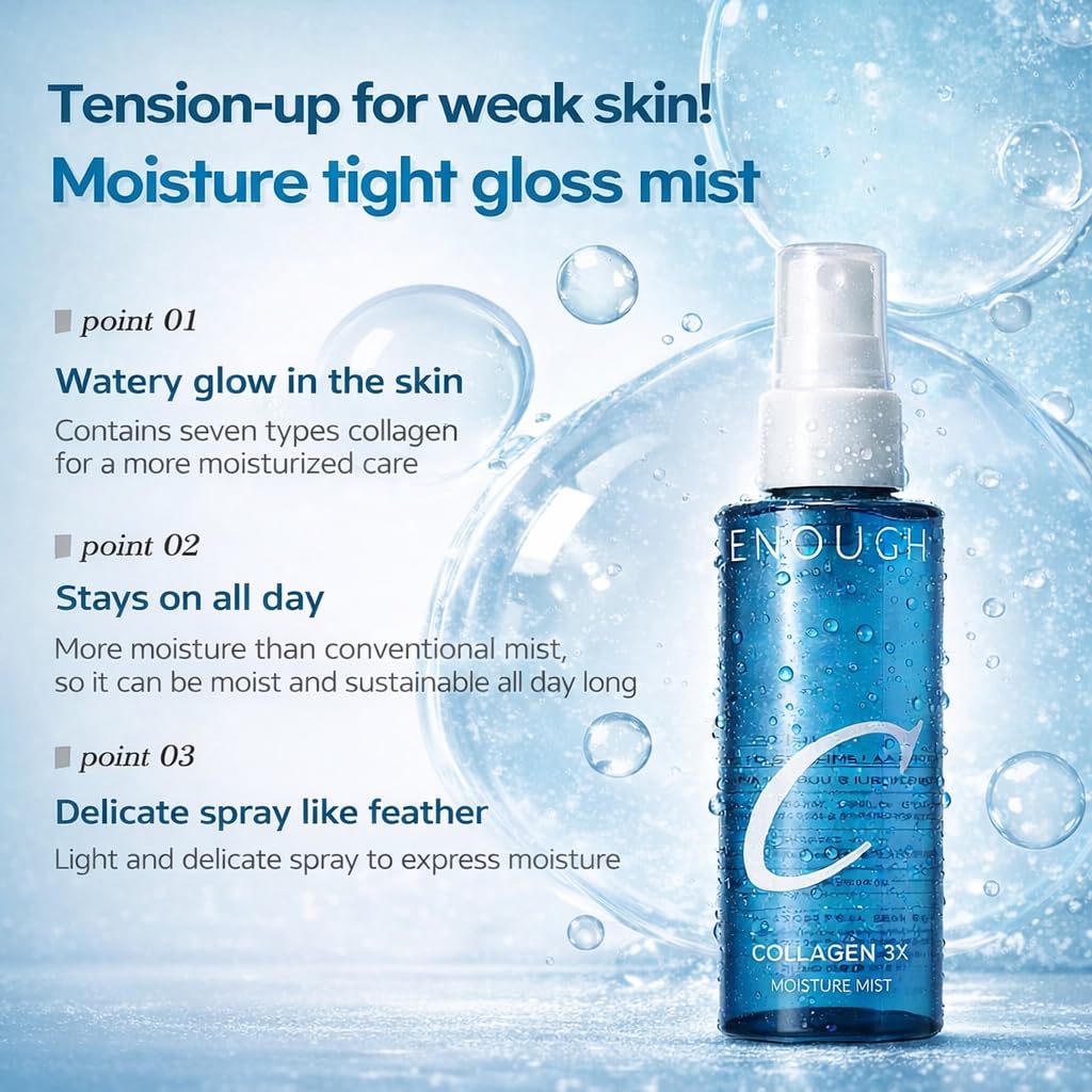 Enough Collagen 3X Moisture Mist, 3.38 fl oz (100 ml)