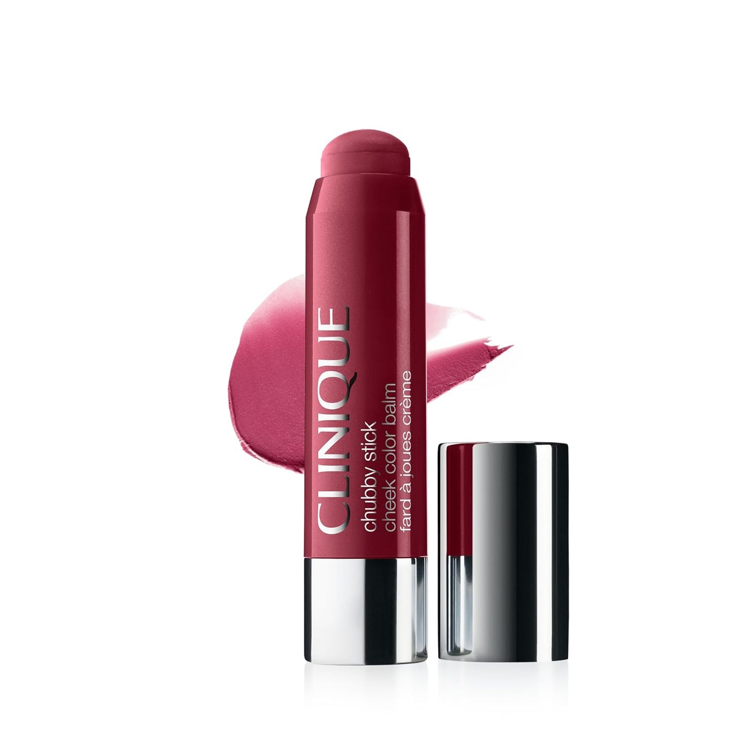 Clinique Chubby Cream Blush Stick - Long-Lasting Cheek Colour Balm for Healthy Glow | Travel-Friendly