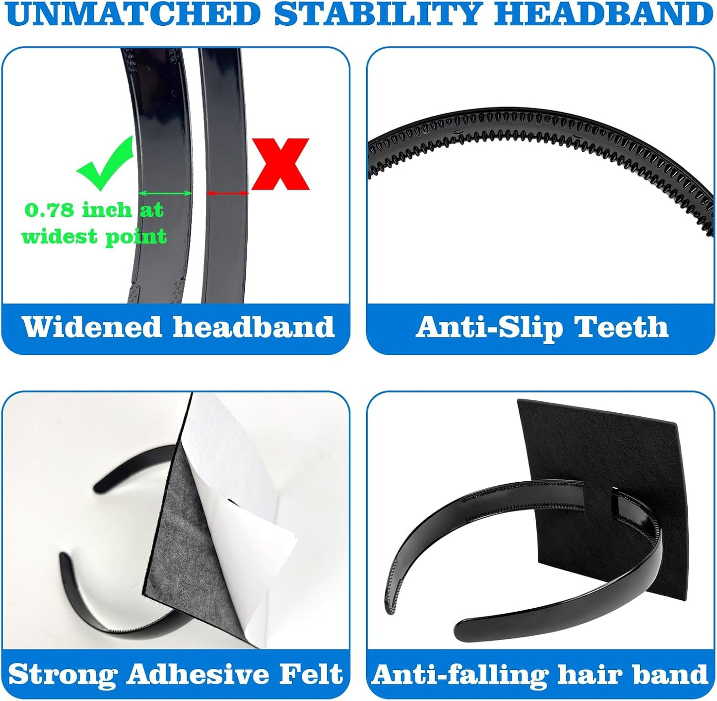 Graduation Cap Headband - Secure Fit Holder for Hairstyle | Class of 2026 Accessory