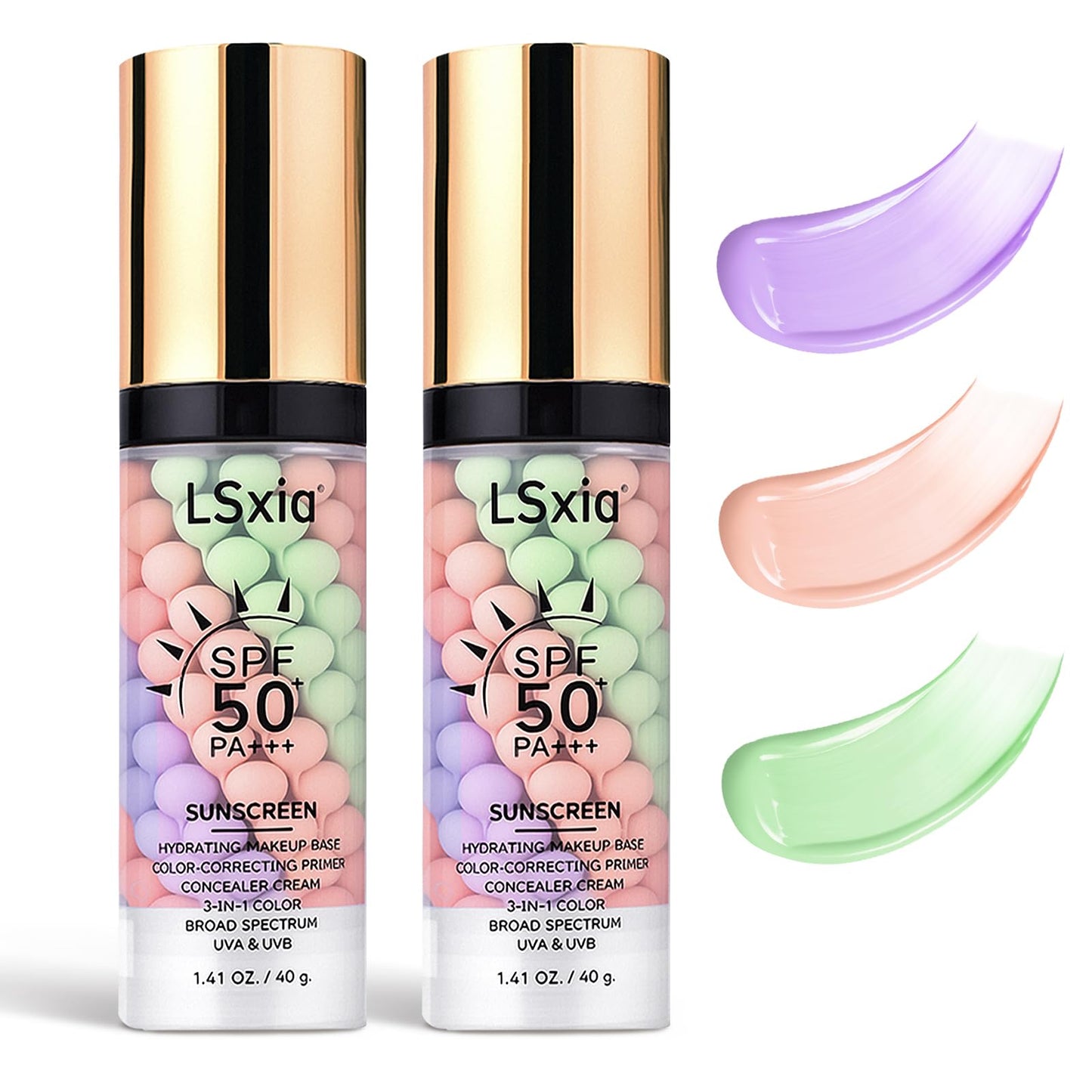 3 In 1 Primer for Face Before Makeup, SPF 50, Sunscreen Isolation Cream