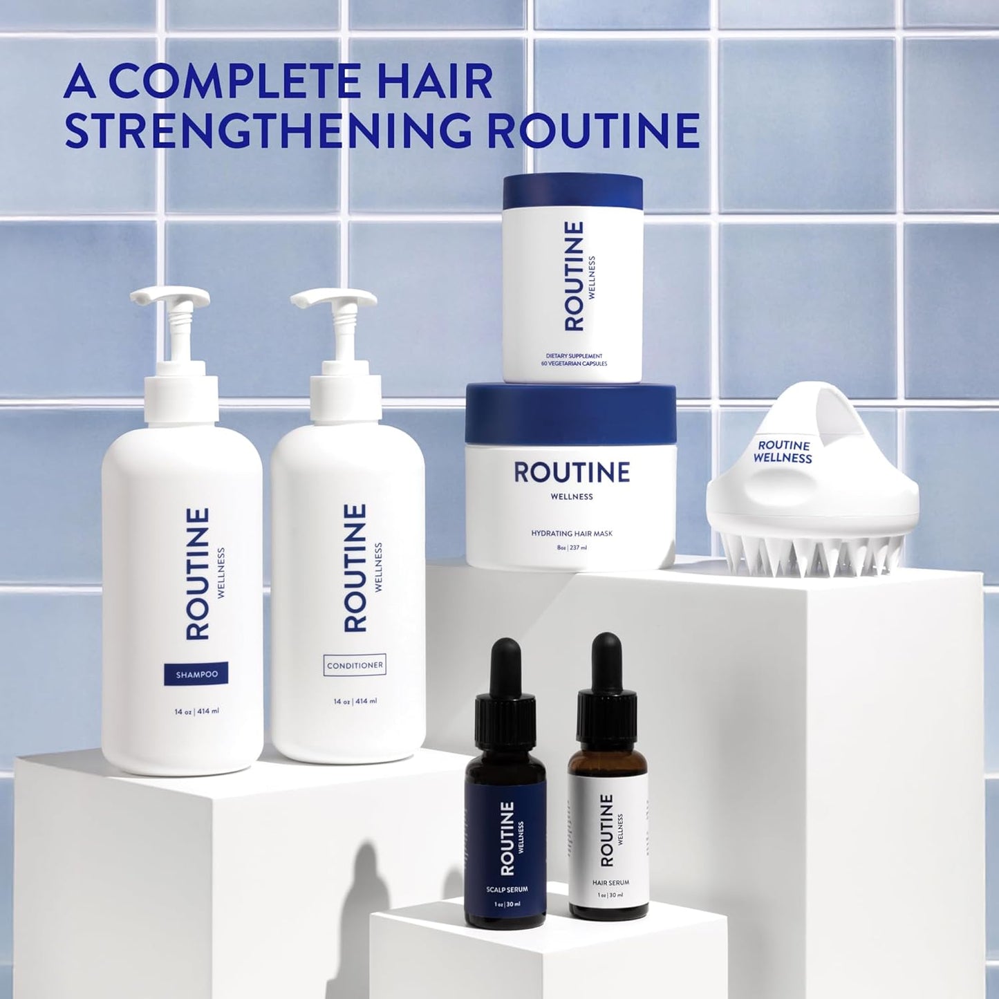 Anti-Thinning Volumizing Shampoo for Thinning Hair | Biotin & DHT Blockers - 14 oz Rose Hips