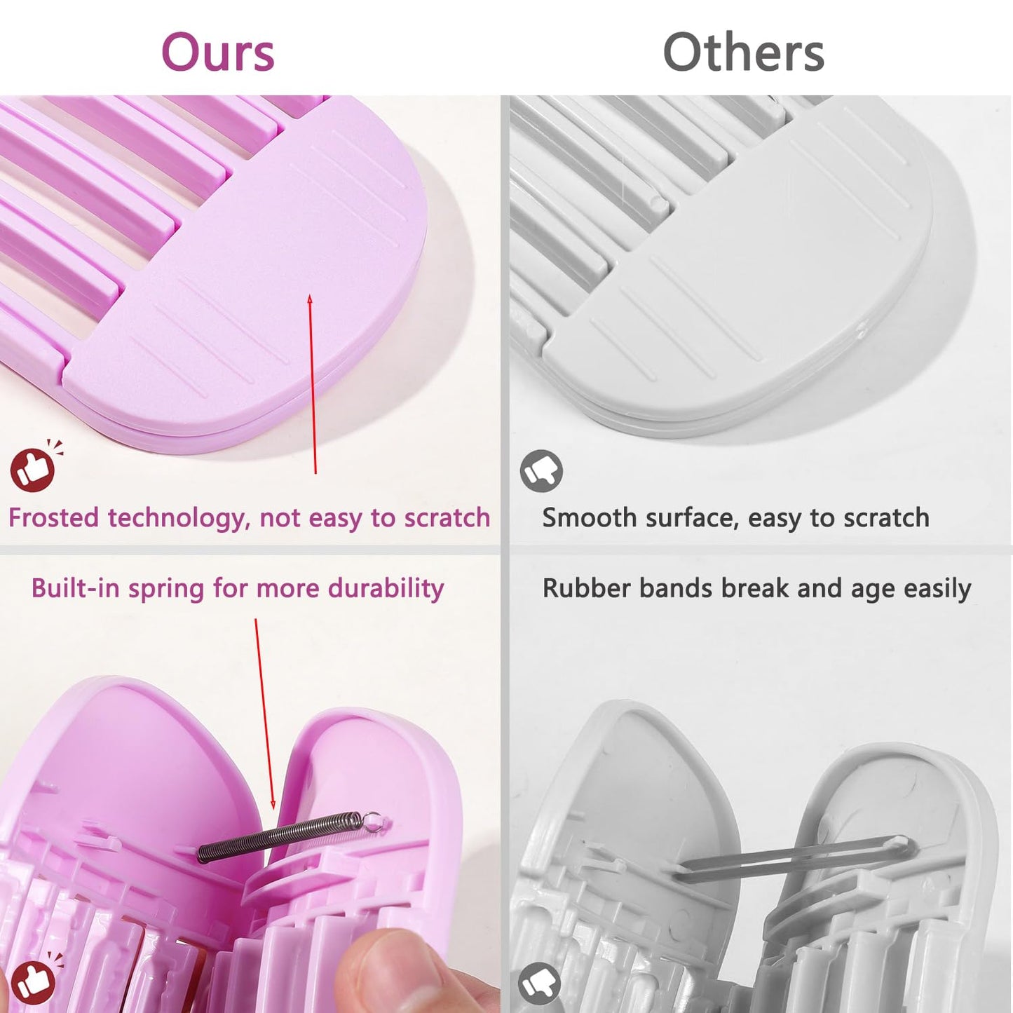 Hair Volume Clip - 2 Pack No-Crease Volumizing Tool for Fluffy Hairstyles | Root Lifting Boosters for Men & Women