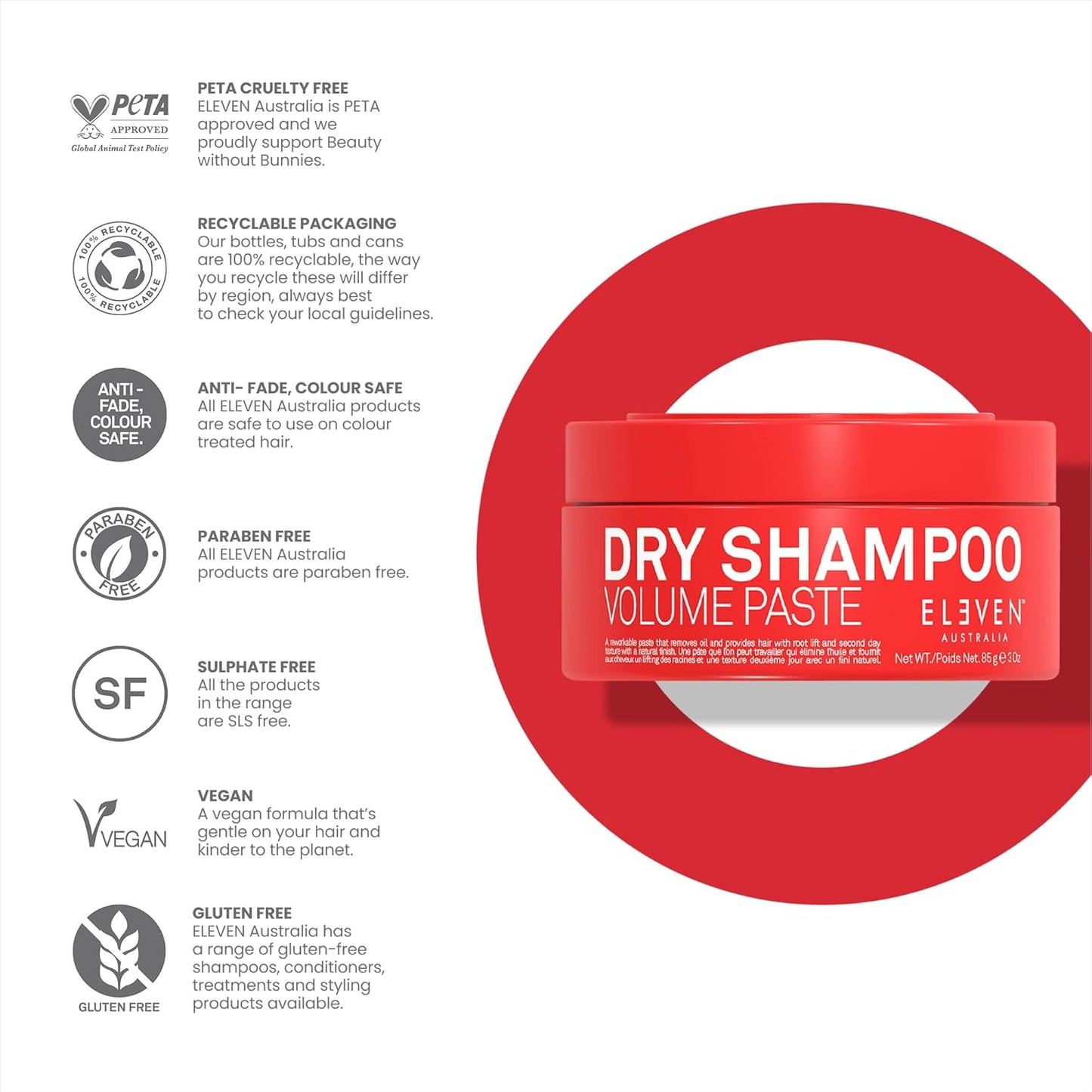 Dry Shampoo Volume Paste for Men & Women - Adds Texture, Freshness & Volume | Lightweight, No Residue Formula