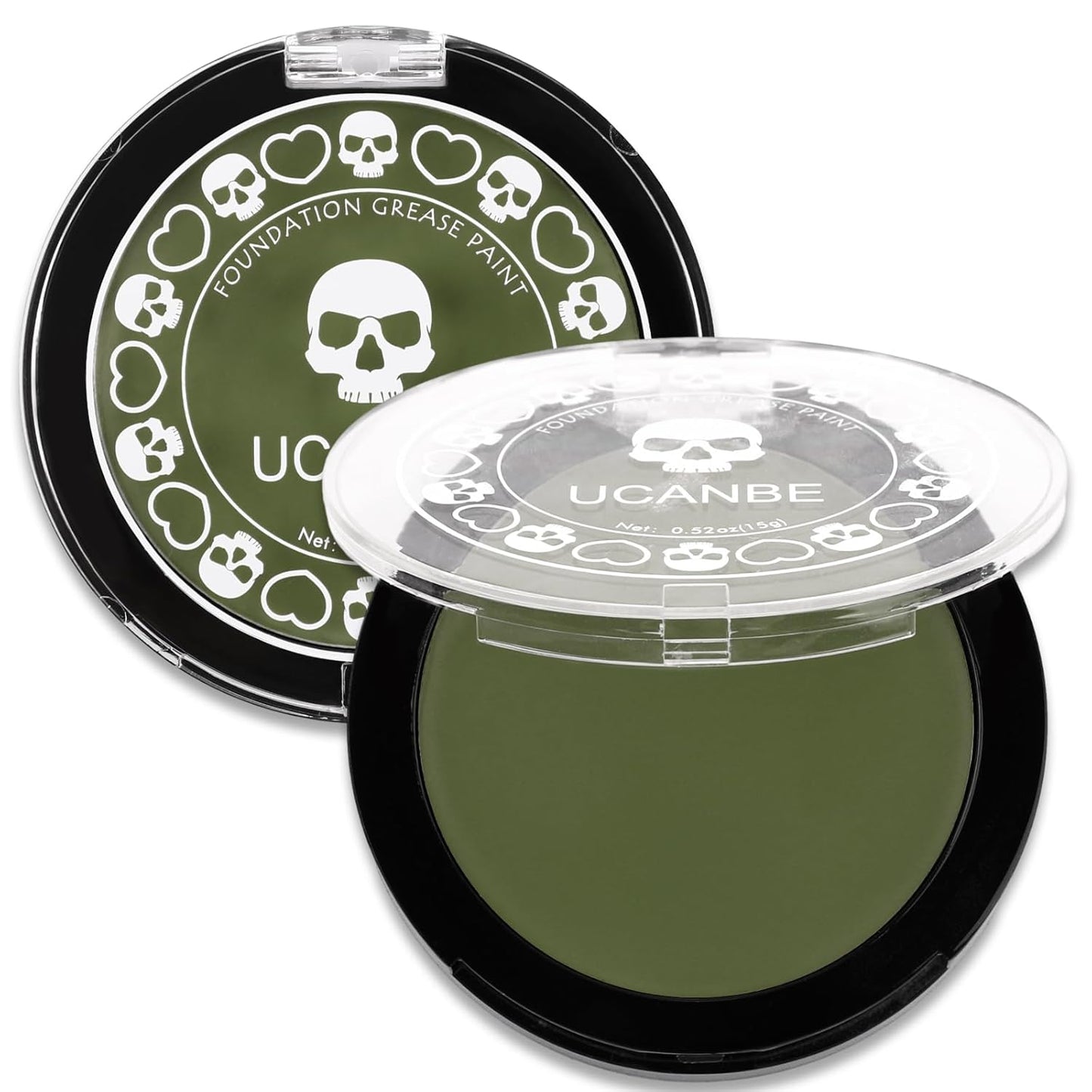 Ogre Green Face & Body Paint - Versatile Greasepaint for Halloween & St. Patrick's Day | Perfect for Monsters, Goblins & SFX Makeup