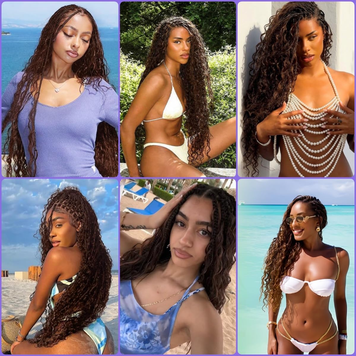 #4 Brown Human Hair Braiding Hair For Boho Braids 28 28 28 Inch Chocolate Deep Wave Bulk Human Hair Unprocessed Brazilian Virgin Hair 3 Bundle 50 Gram Per Bundle No Weft Extensions