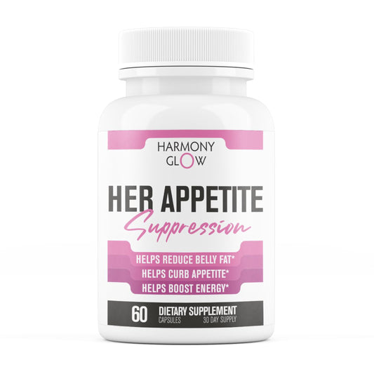 Her Appetite Suppression - Supports GLP-1 Related Metabolic Pathways, Promotes Weight Loss for Women, Helps Control Appetite/Cravings & Promotes Energy | 3rd Party Tested Supplement - 60 Capsules