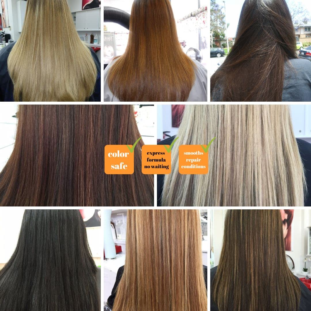Clarifying Shampoo with Brazilian Keratin Treatment & Intensive Hair Mask Kit | 120ml (4fl. oz)