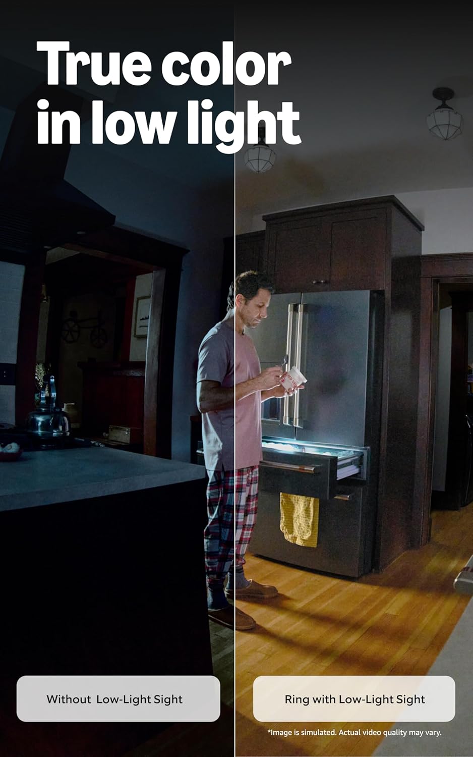 Indoor Security Camera - 2K Video Quality, 4x Zoom & Low-Light Vision | Black