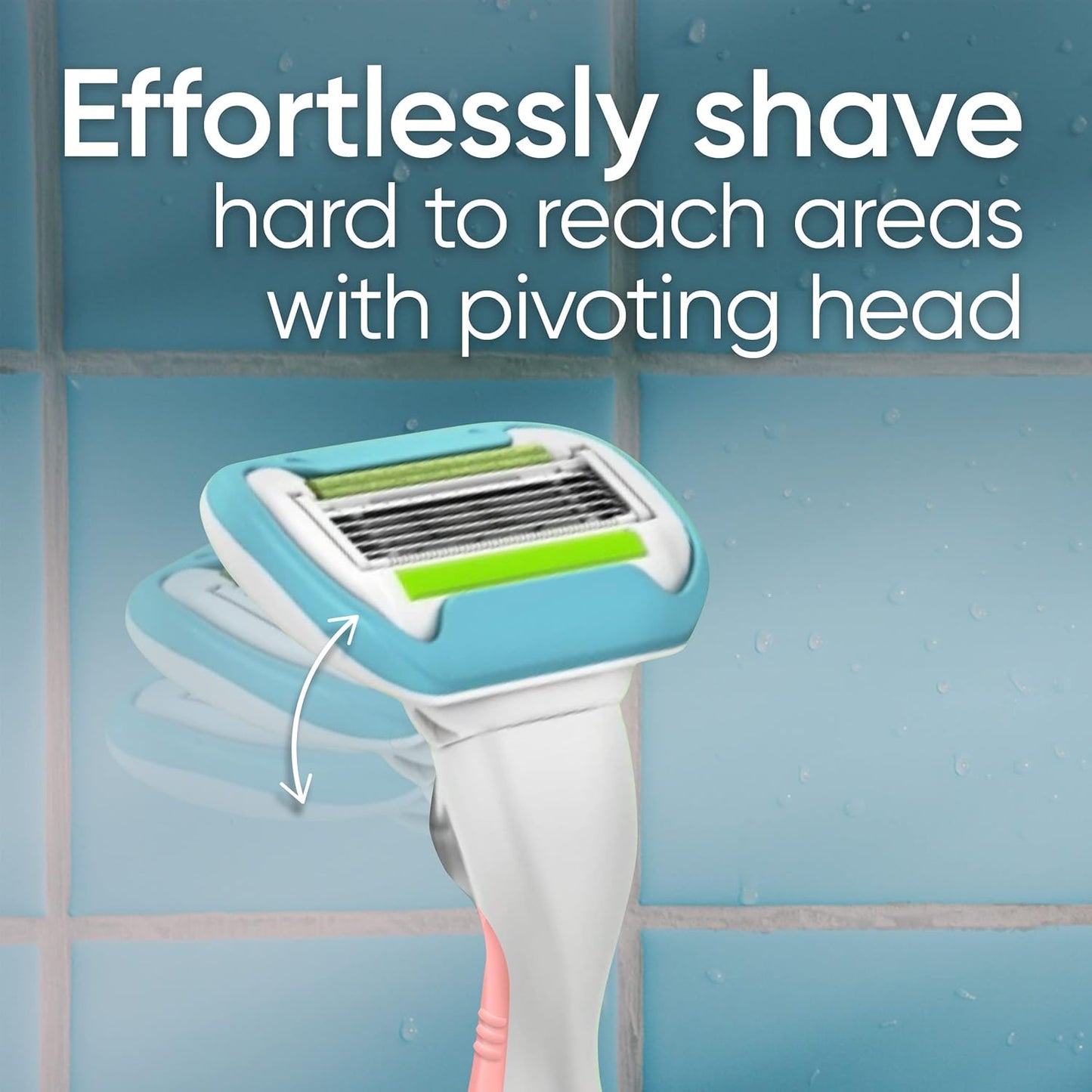 Gillette Venus Extra Smooth Women's Razor Handle - 3 Blade Refills | Pink