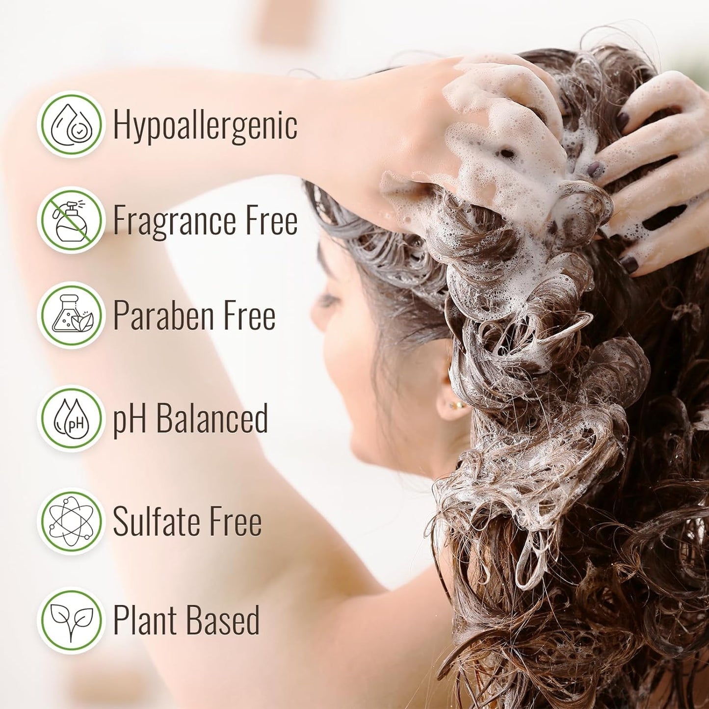 Natural Hydrating Conditioner - Sulfate-Free Dandruff Relief with Aloe Vera & Manuka Honey | Ideal for Oily & Curly Hair