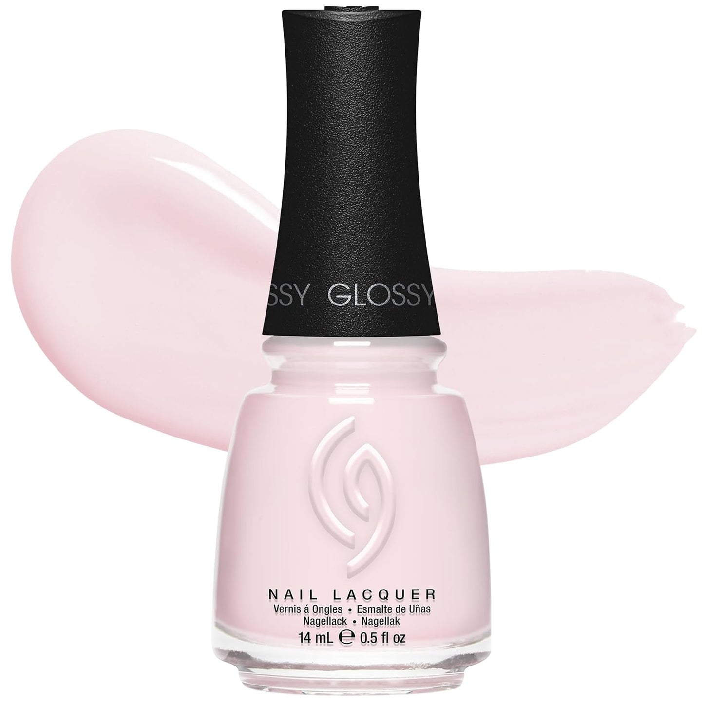 China Glaze Nail Lacquer - Moment in the Sunset Coral Pink Polish | Quick Dry, Chip Resistant, Shimmer Finish, 0.5 fl oz