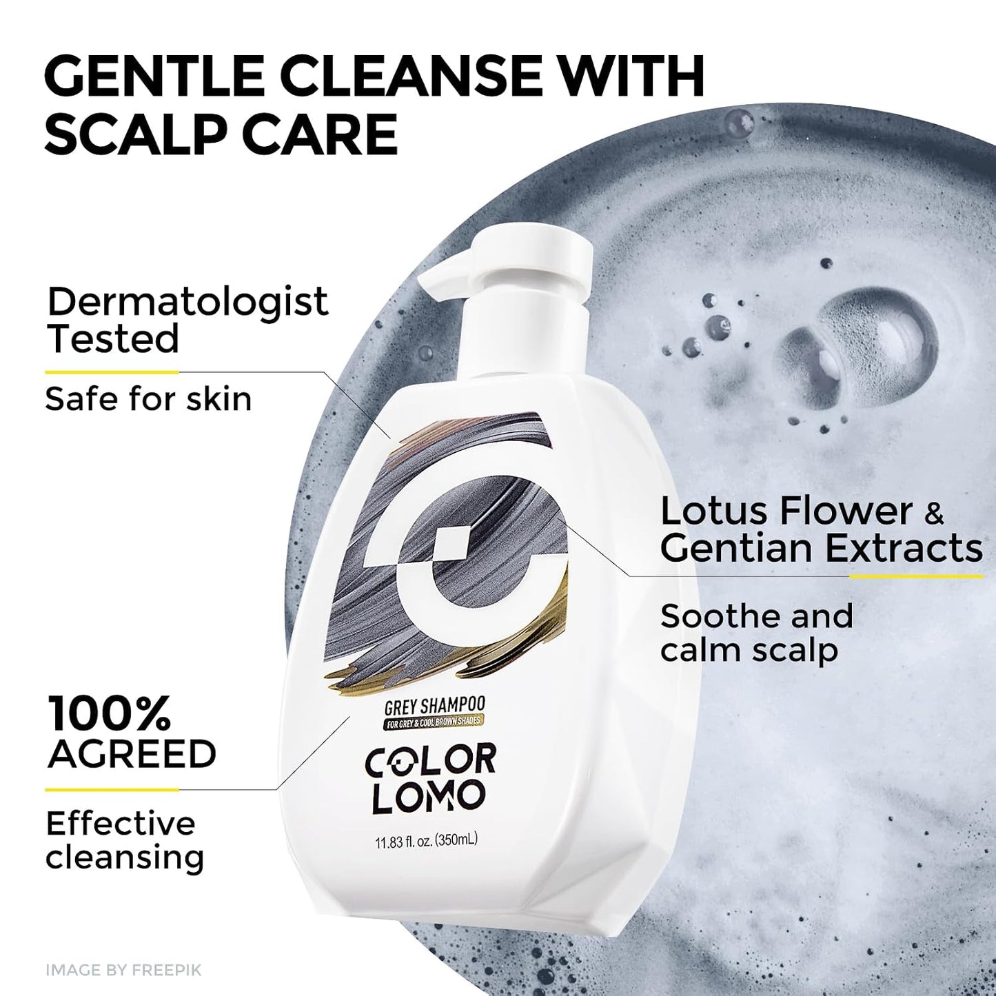 Ultra Color Safe Shampoo - Prevent Fading & Replenish Color | Vegan, Cruelty-Free | For Grey Color-Treated Hair