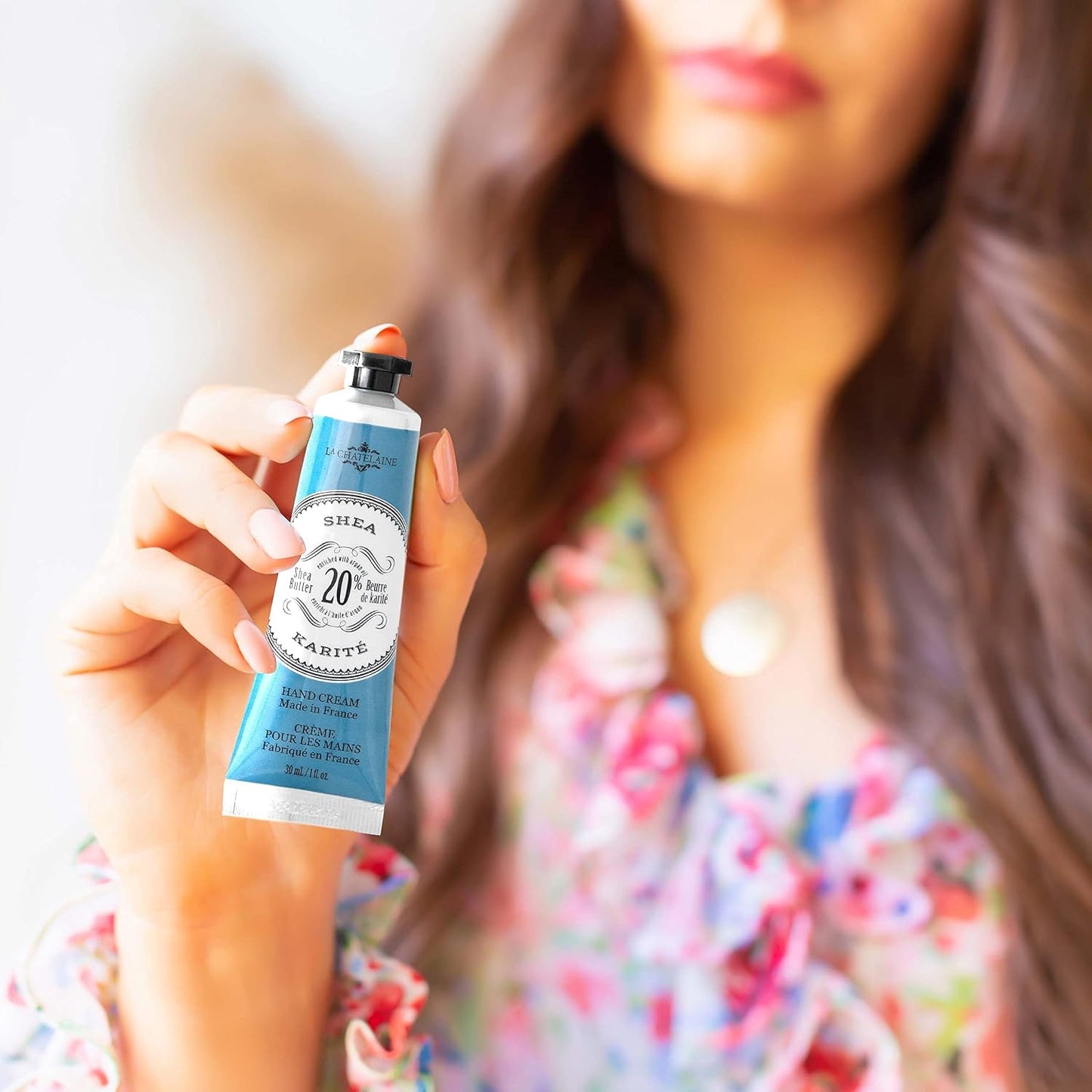 La Chatelaine 20% Shea Butter Hand Cream - Nourishing Travel Size Gift Set for Women | Coconut Milk & Lychee Cranberry