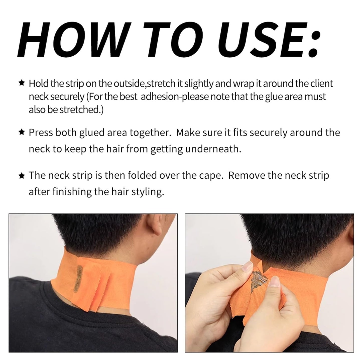 Disposable Hair Cutting Capes 10Roll Pack Disposable Neck Strips Hair Cutting Adjustable Barber Salon Hairdressing(Green)