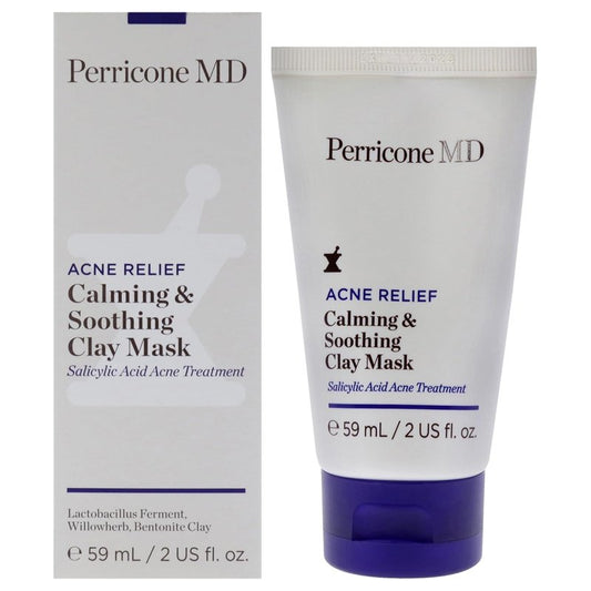 Perricone MD Acne Relief Clay Mask - Calming & Soothing Formula | 2 fl. oz.