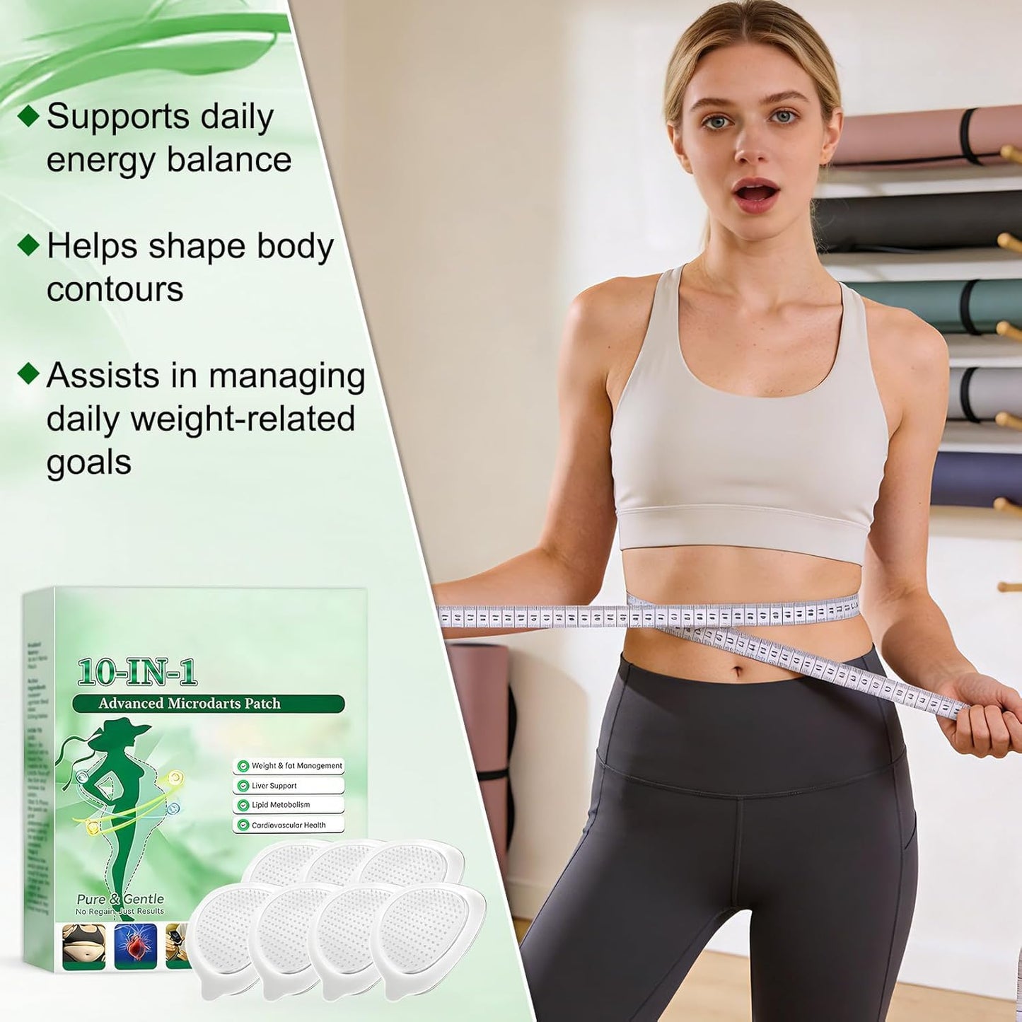 Moringa Berberine X Nad Patches - 10-in-1 Natural Wellness Patches for All Skin Types | 5-Box Set