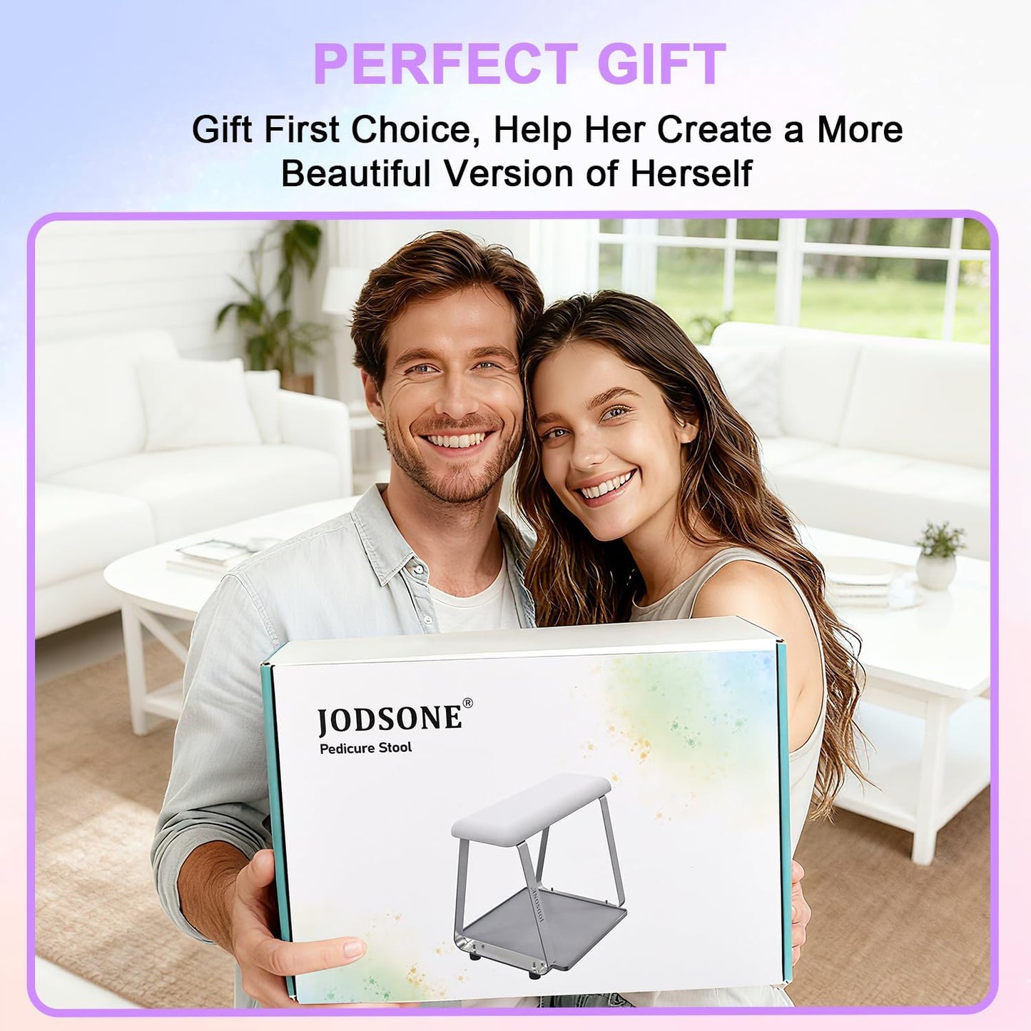 Pedicure Foot Rest - Soft Cushion Nail Stand for Home & Salon | Detachable Stainless Steel Design