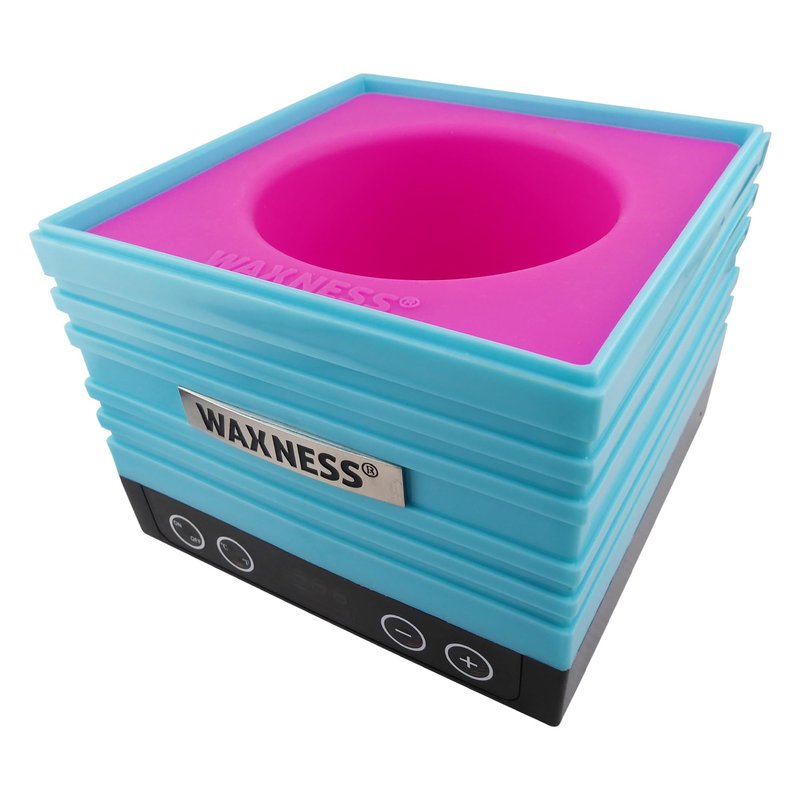 Waxness Non-Stick Silicone Bowl Insert for Wax Warmers – Pink, Fits W-CUBE 1 lb Warmers, Easy Clean Flexible Wax Pot Liner for Professional Use