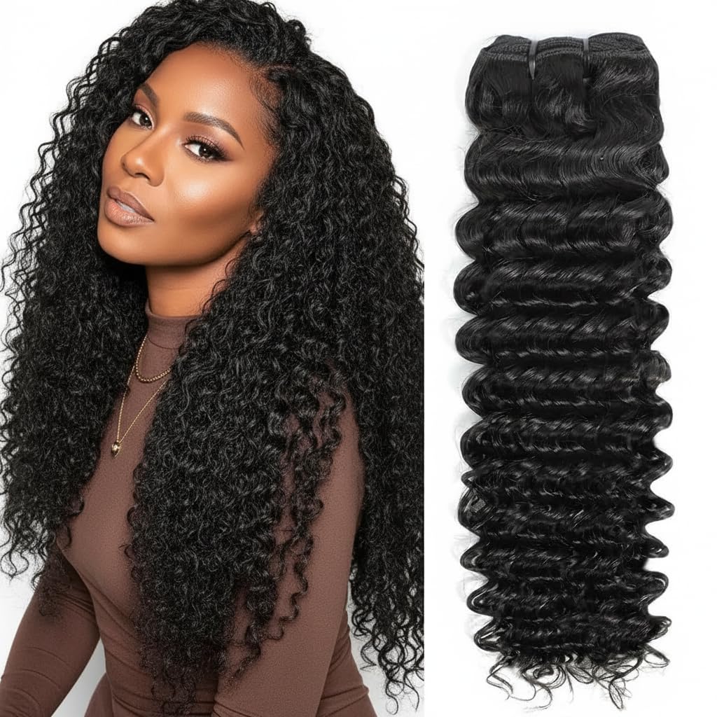 Curly Bundles Human Hair - 3C/4A Kinky Texture | 50g Jerry Curly Short Weave for Black Women