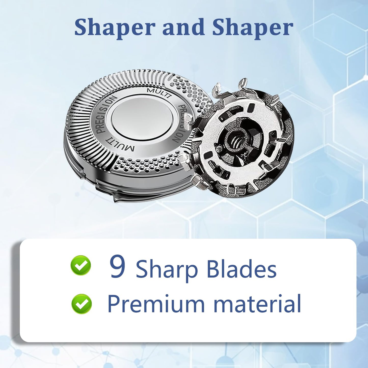 SH50 Compatible Replacement Head for Norelco Series 5000 Shavers | High Compatibility with Philips S5000/S6000/S5100/S5500 Models | 1-Pack (1 Pack)