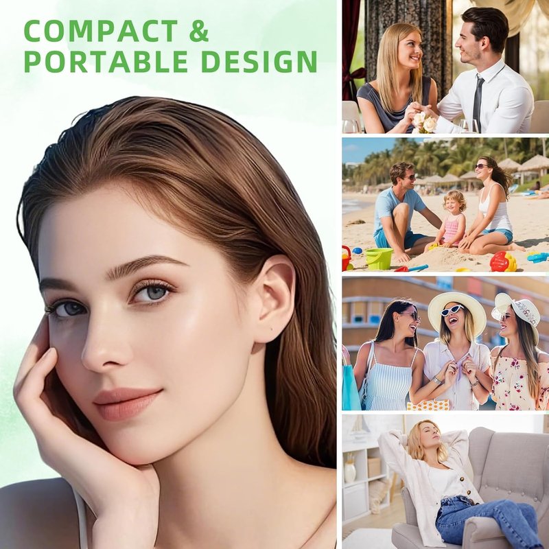 Facial Wax Strips - 98% Natural, Hypoallergenic Hair Removal for All Skin Types | Gentle & Quick for Eyebrows, Upper Lip, Chin, Legs, Bikini Line