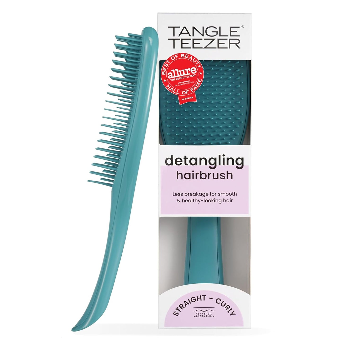 Tangle Teezer Ultimate Detangler Brush - Effortlessly Eliminate Knots & Reduce Breakage | Millennial Pink for All Hair Types