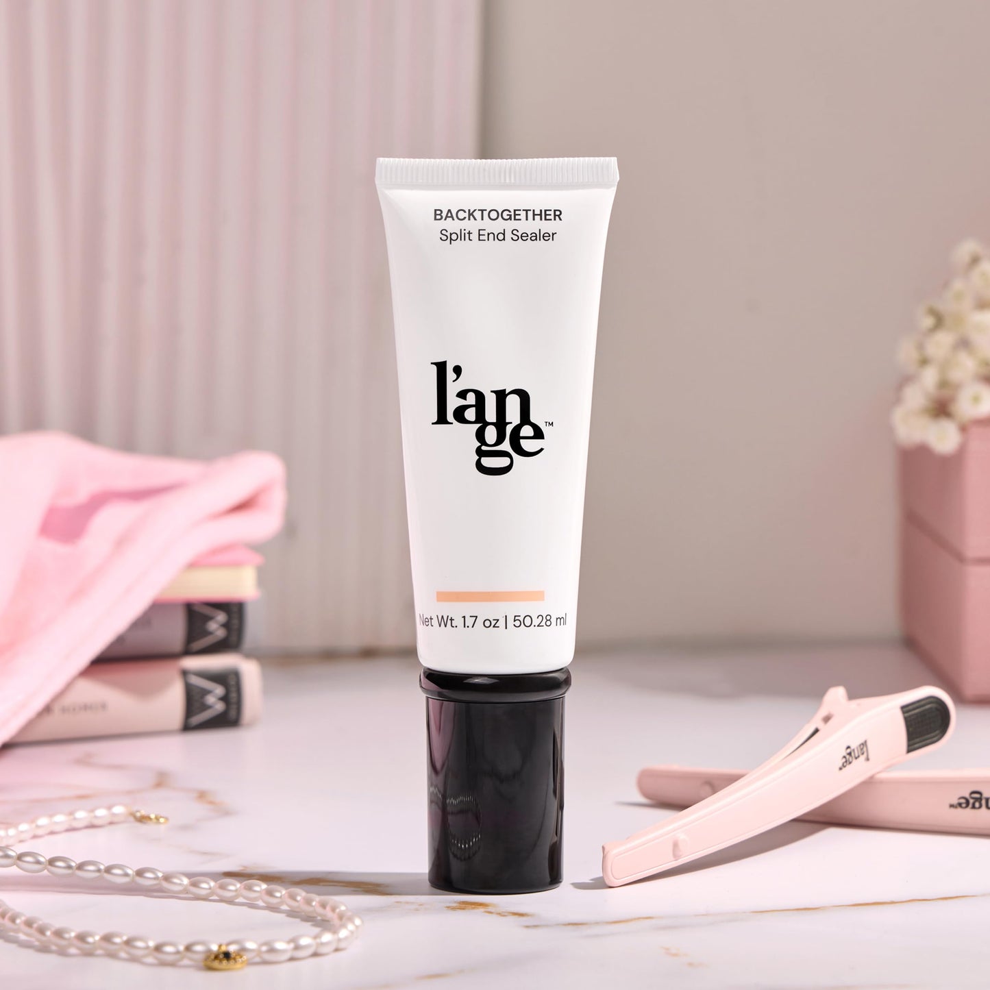 L'ANGE HAIR Backtogether Split End Sealer | Leave-In Conditioner for Breakage Repair & Frizz Control | Hydrating, Lightweight Split Ends Treatment for Smooth, Healthy Hair | 1.7 oz