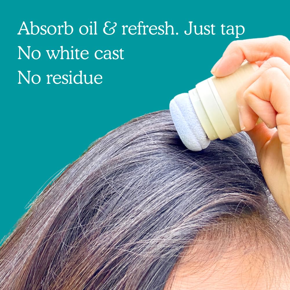 Dry Shampoo Powder - Non-Aerosol Formula for Instant Volume & Refresh | Travel-Friendly | Sunny Citrus Scent
