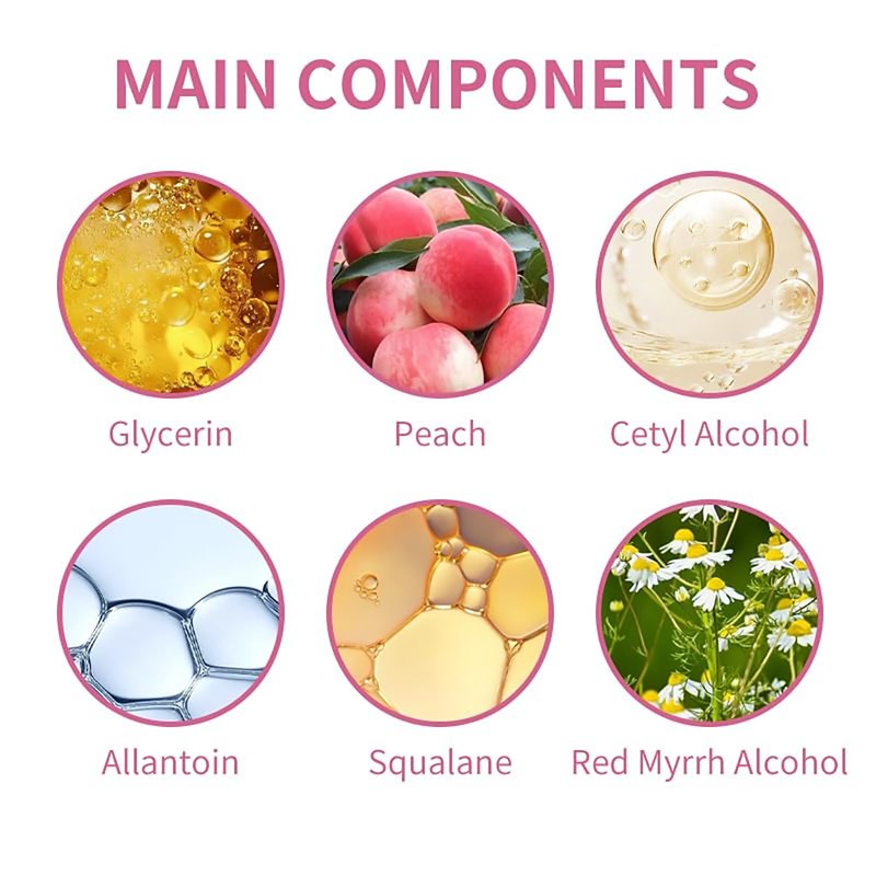 Facial Depilatory Cream, Peach Facial Hair Removal Cream for Upper Lip and Chin for Women, Womens Facial Hair Remover for Sensitive Skin, Gentle and Non-irritating (2PCS)