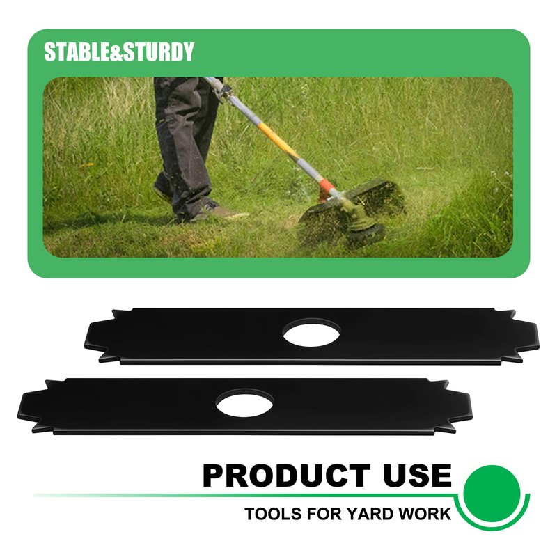 Andorm AC04215 8 inch Edger Blade 1 inch Center Hole Heavy Duty 818-928 Compatible with UT50500, UT15518, RY15518, RYEDG11, P2310 and P2300B (6 Pack)