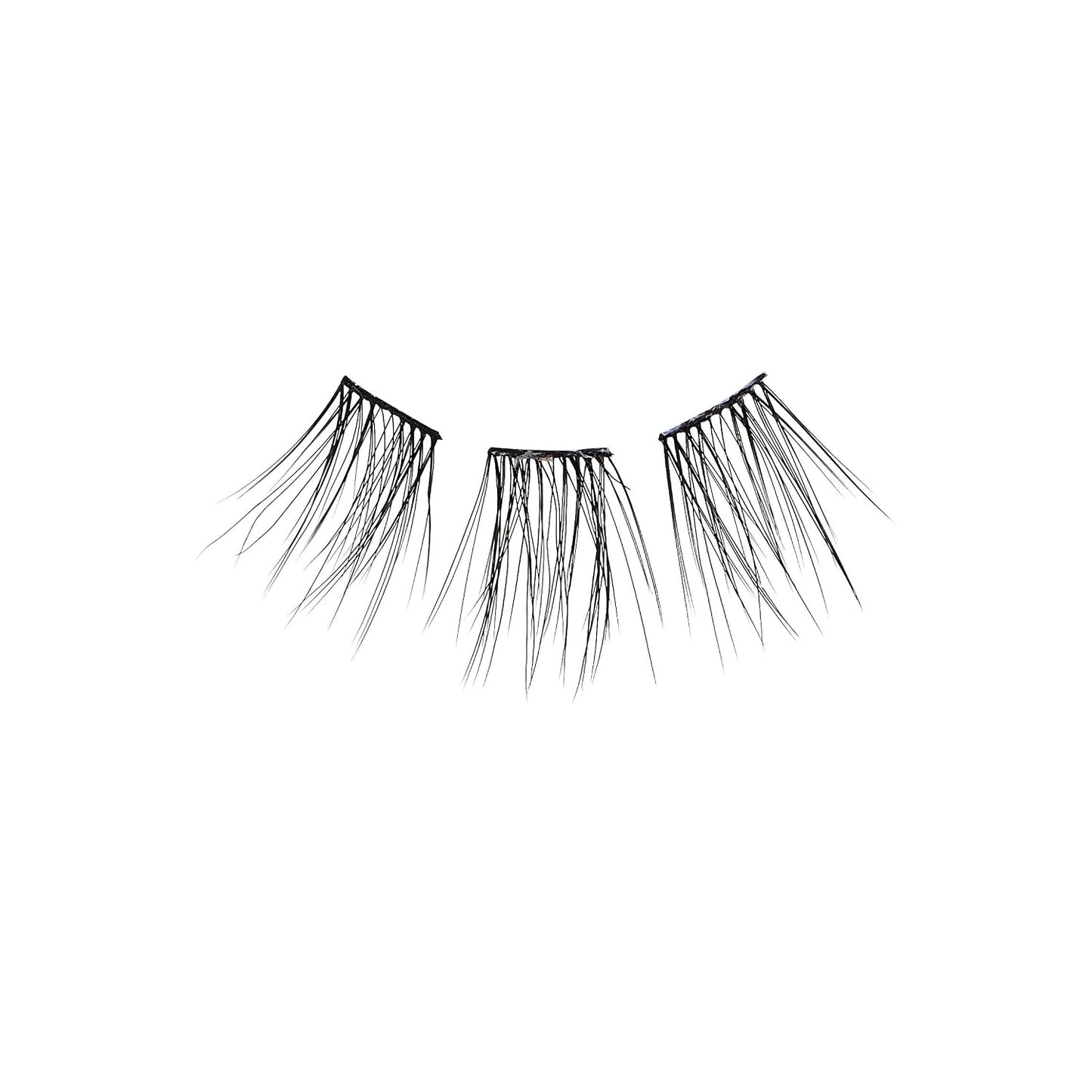 KISS Falscara DIY Lash Extension Kit - 10 Reusable Featherlight Wisps, Applicator & Bond | Perfect for Lengthening