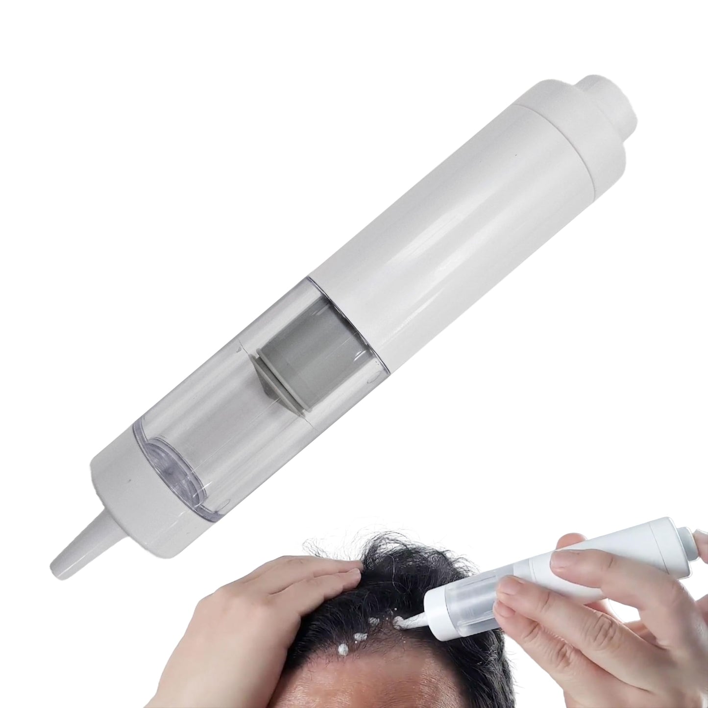INVENEED Minoxidil Foam Applicator - Targeted Scalp Dispenser for Hair Loss - Patented Tech (KR/US) - Mess-Free, Reusable Tool (Foam Not Included)