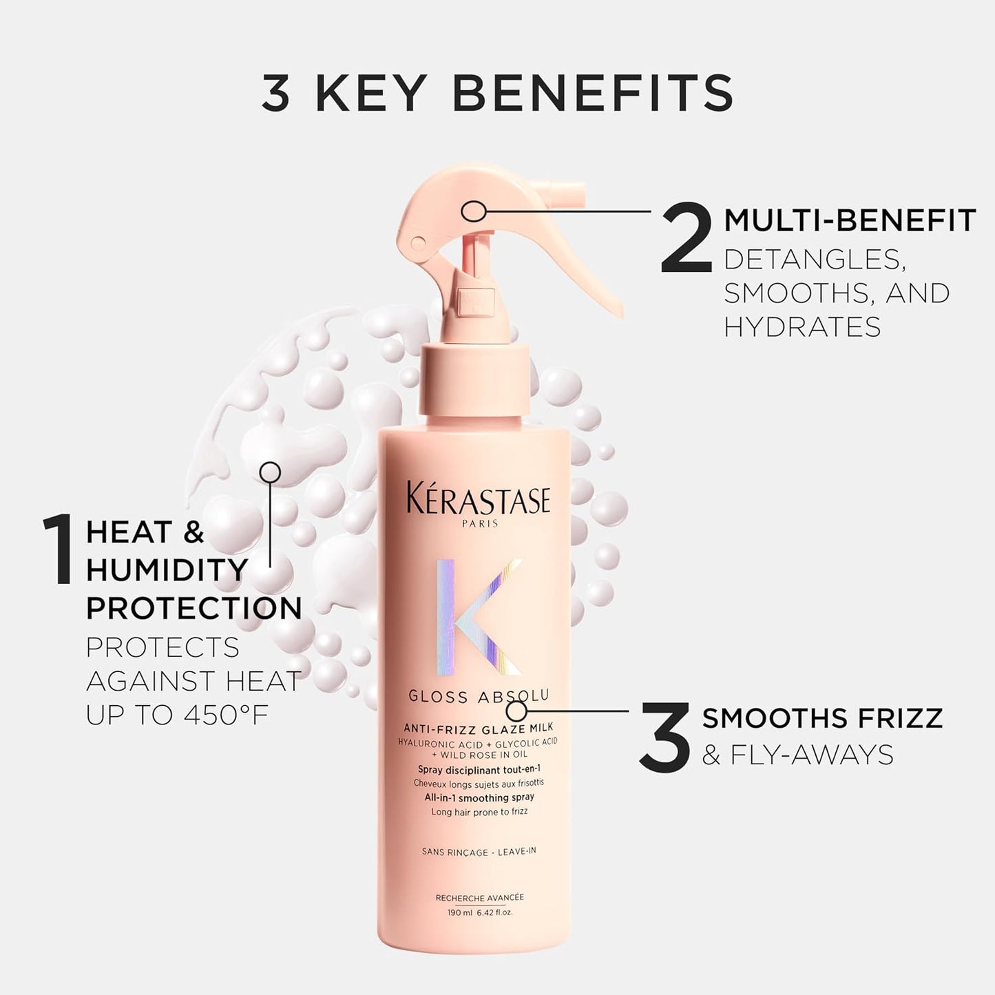 Kérastase Gloss Absolute Shampoo & Conditioner Set - Heat Protection for Long, Frizz-Prone Hair
