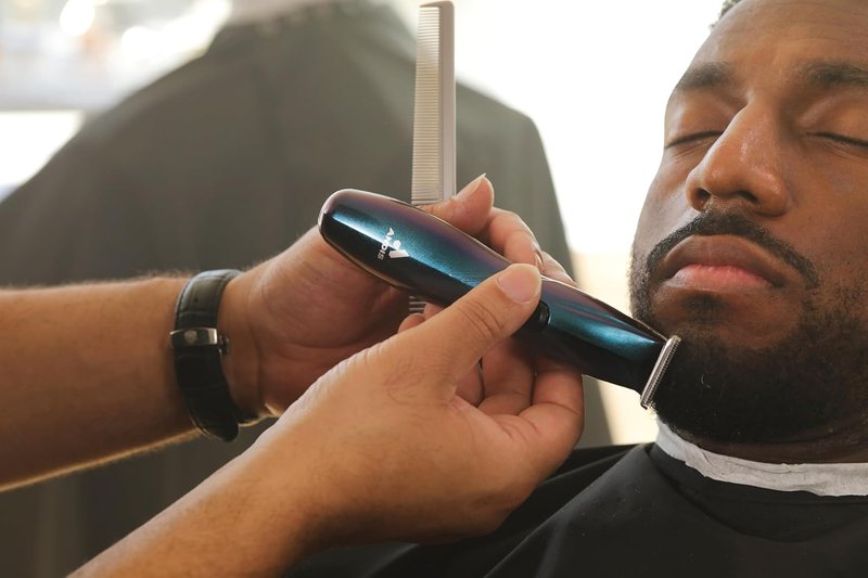 Andis Slimline Pro Cordless Trimmer - Lithium Ion T-Blade, Zero Gap Precision | Limited Edition Galaxy