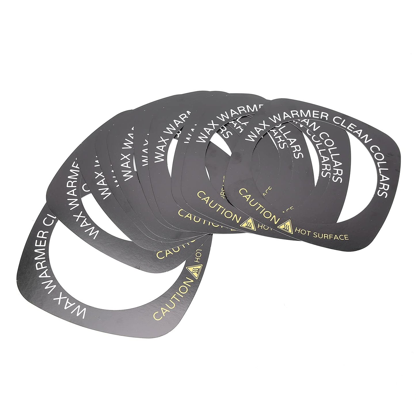 Professional Wax Warmer Collars, Square Wax Heater Protective Rings with EcoFriendly Material 10pcs Essential Salon Accessory for Home and Professionals Use