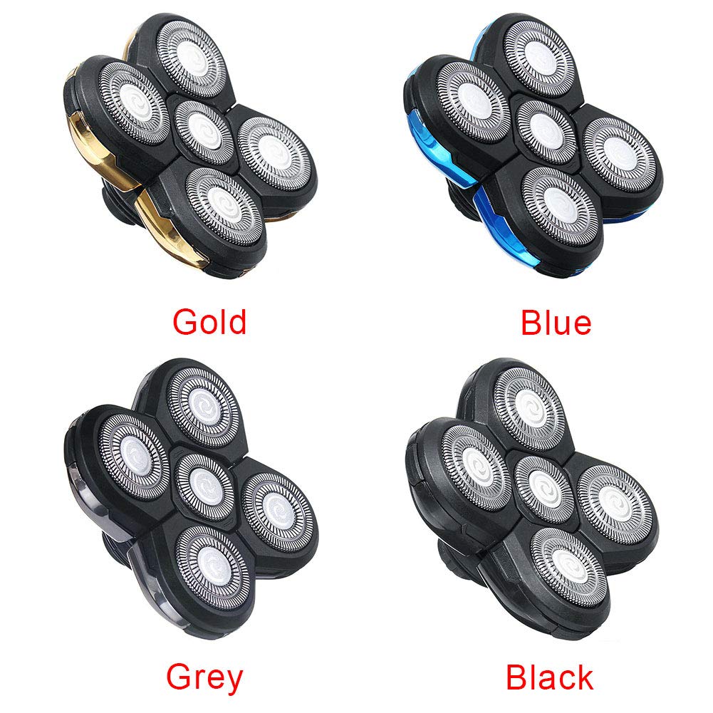 5 Head Shaver Replacement, Shaver Replacement Heads, Easy Install Electric Razor Replacement, Beard Cutter Replacement Blade