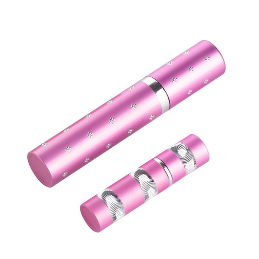 Lipstick Stun Gun for Women, self Defense Flashlight Stun Guns with Safety Disable Pin.Wall Charger Included (RED2)
