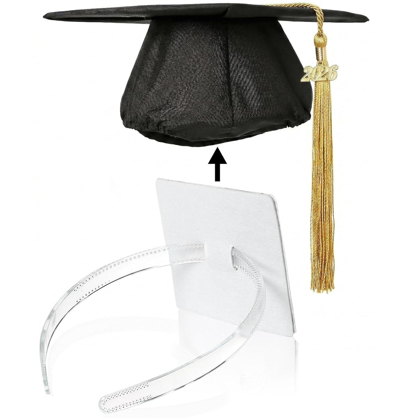 Graduation Cap Headband - Firm Anti-Fall Hairband for Graduates | Perfect Gift for Students & Women
