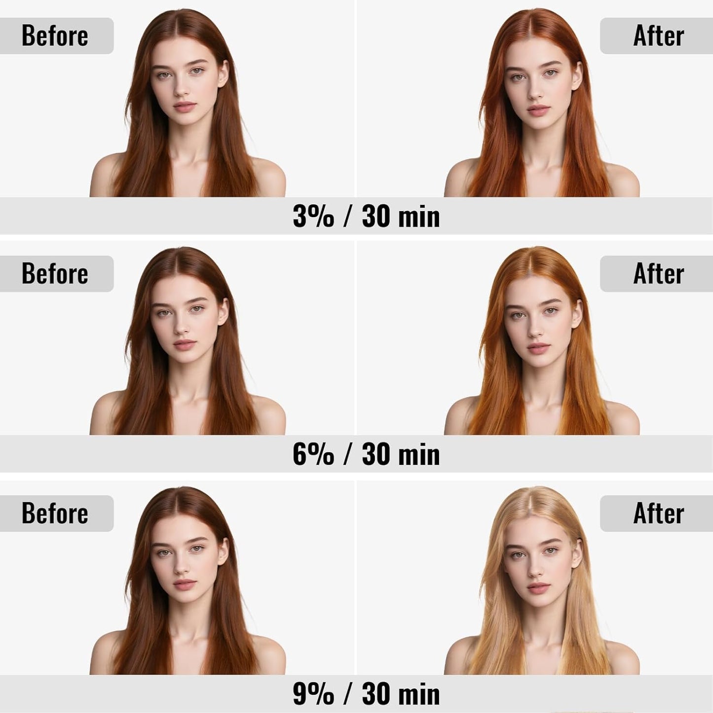 Hair Bleach Powder - High Performance Lightening Up to 8 Levels | 45g/1.59oz