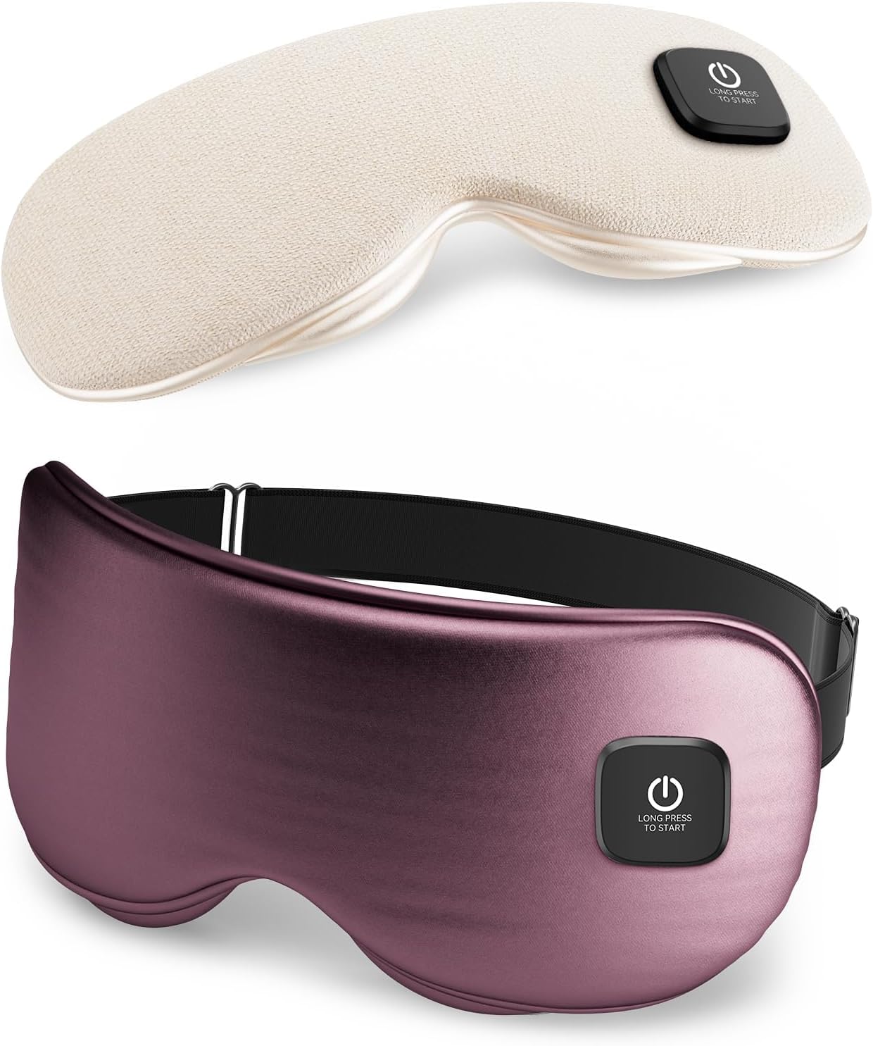 Heated Eye Mask - Cordless Eye Relief Mask for Dry Eyes & Improved Sleep | Washable Heating Pad for Travel
