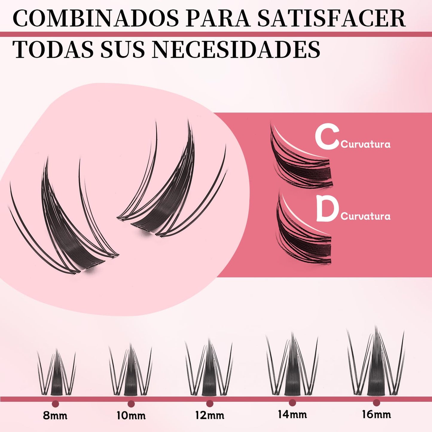 Clusters Kit. Eyelash Clusters Eit.Natural Lash Clusters. FZLQOSJ Manga Lash Clusters. Cluster Eyelash Extensions. False Eyelashes & Adhesives.Pro Lash