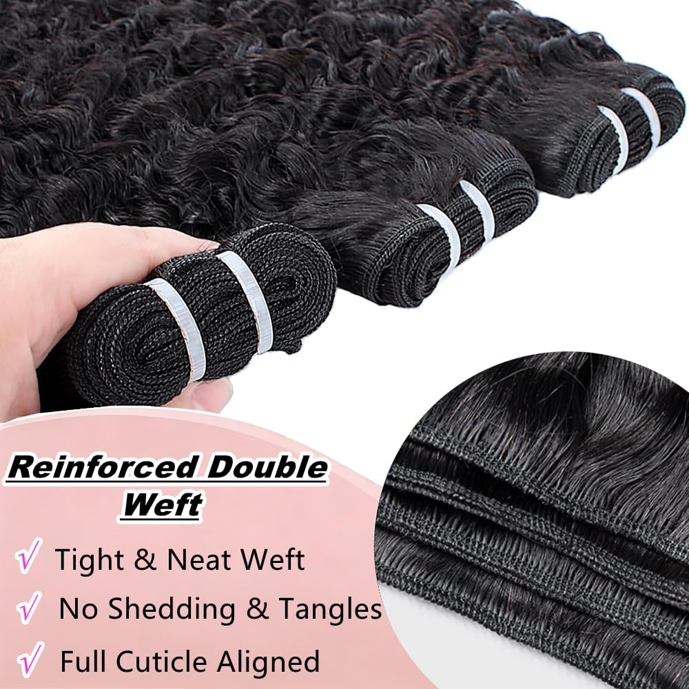 Burmese Curly Bundles Human Hair 3Pcs Curly Human Hair Bundles with Spiral End 16 18 20 Inch 12A Unprocessed Virgin Hair Quick Weave