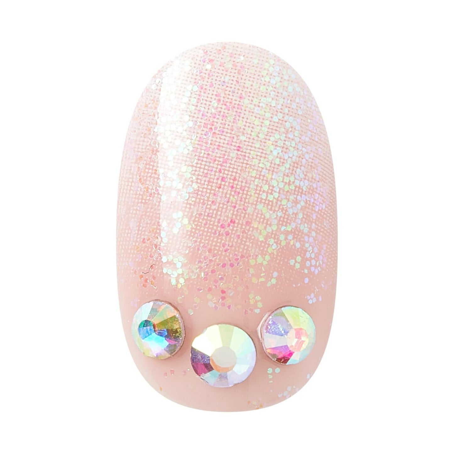 Kiss Impress No Glue Mani Press-On Nails - 'Even Better' Pink Oval Shape | Short Size, 30 Nails & Accessories