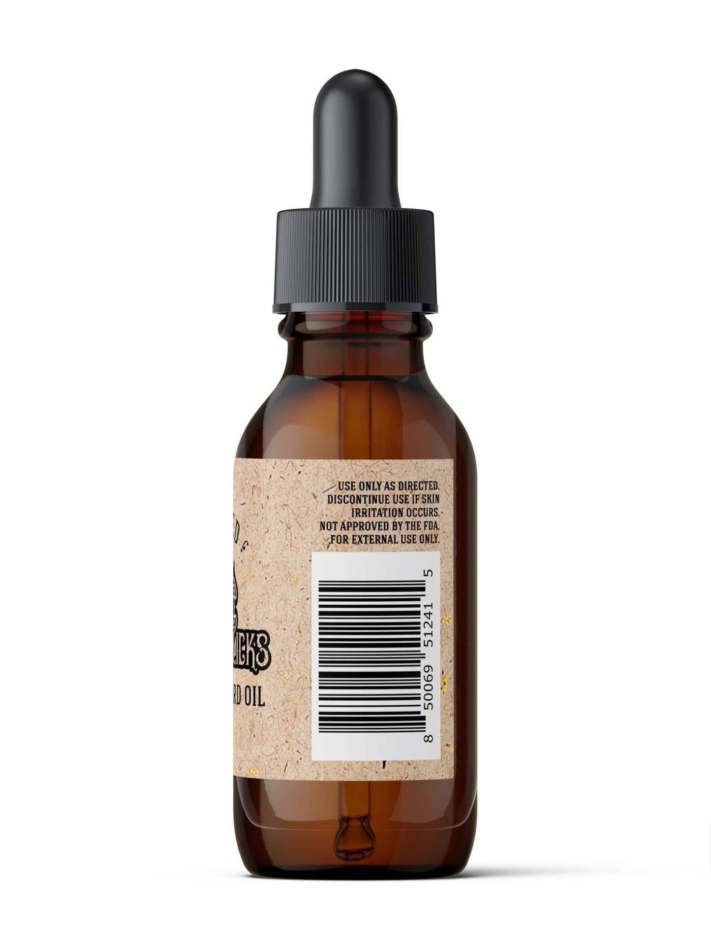 Johnny Slicks Organic Beard Oil | Moisturizes, Reduces Dry Skin & Itch | US Made, Veteran Owned (Chemical-free w/Tea Tree, Jojoba, Coconut & Argan), Original