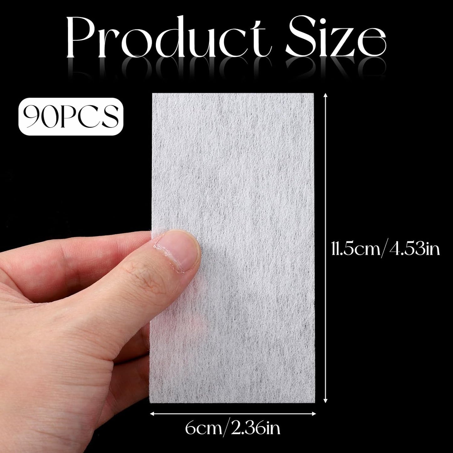 90PCS Perm Papers for Hair | Disposable Heat-Resistant Polyester Wraps for Salon Use