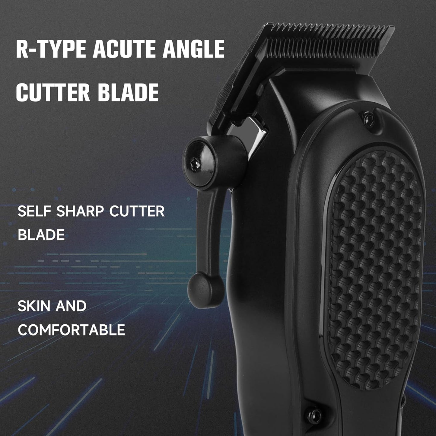 Men's Hair Clippers - Professional Cordless Rechargeable Beard Trimmer for Precision Grooming | Powerful Cutting Tool