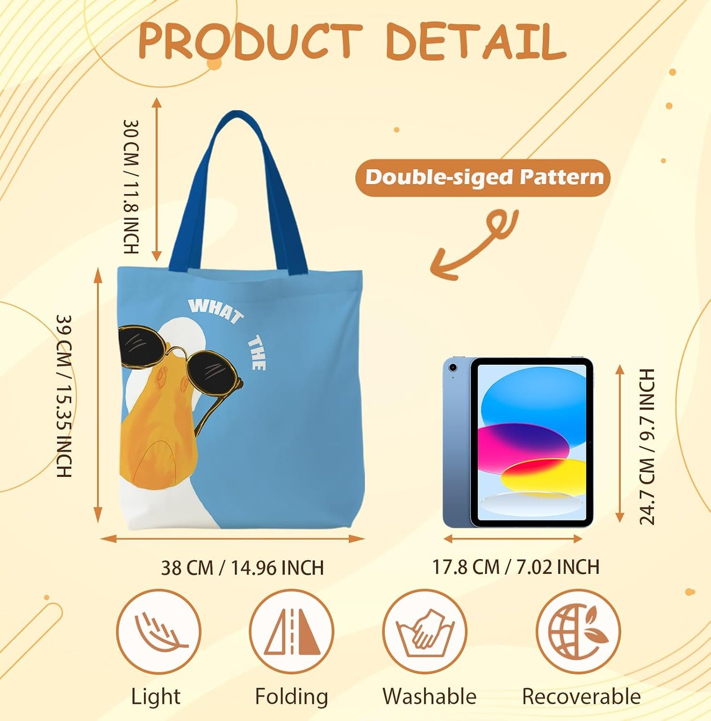 Funny Labrador Retriever Tote Bag - Reusable Shopping Bag for Dog Lovers | Perfect Gift for Labrador Owners
